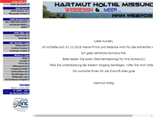 Tablet Screenshot of hhm.de