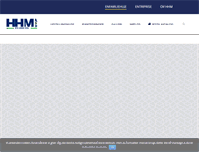 Tablet Screenshot of hhm.dk